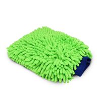 Green Chenille Microfiber Wash Mitt